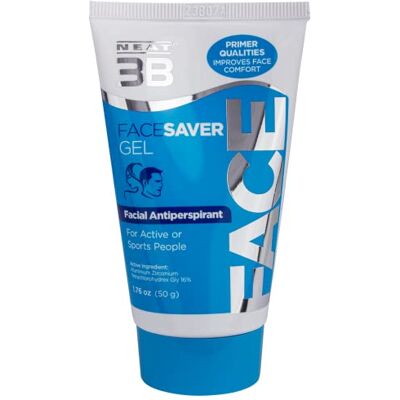 Neat Feat 3B Face Saver Anti-transpirant Gel voor gezichtstraining en glans, 1,76 vloeibare oliën Neat Feat 3B Face Saver Anti-transpirant Gel voor gezichtstraining en glans, 1,76 vloeibare oliën