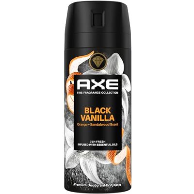 AXE Fine Fragrance Collection Premium Body Spray Black Vanilla deodorant zonder aluminium voor 72 uur frisheid, 150 ml AXE Fine Fragrance Collection Premium Body Spray Black Vanilla deodorant zonder aluminium voor 72 uur frisheid, 150 ml