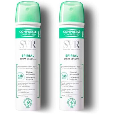 SVR Spirial Plantenspray, anti-vocht, 48 uur, 2 x 75 ml SVR Spirial Plantenspray, anti-vocht, 48 uur, 2 x 75 ml