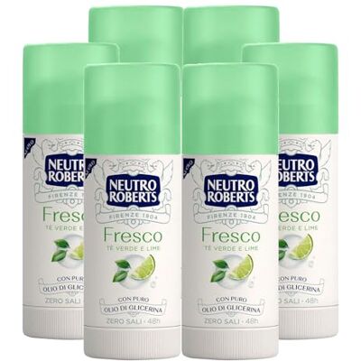 Neutro Roberts 6 x 40 ml neutrale geur Roberts Zero effectieve zouten 48 uur Neutro Roberts 6 x 40 ml neutrale geur Roberts Zero effectieve zouten 48 uur