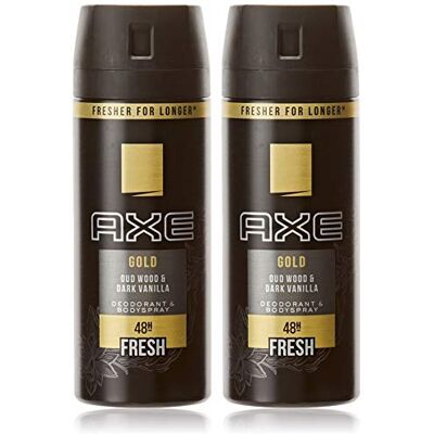 Axe Deodorant Gold 2 x 150 ml Axe Deodorant Gold 2 x 150 ml
