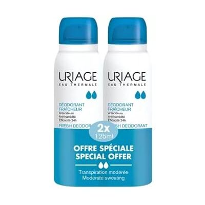 Uriage Fresh Deodorant Spray Duo 2 x 125 ml Uriage Fresh Deodorant Spray Duo 2 x 125 ml