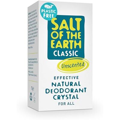 Salt Of the Earth Plastic Free Natural Deodorant Crystal Stick by , UnsHardlinesnted, FragranHardlines Free Veganistisch, Langdurige Bescherming, Leaping Bunny Goedgekeurd 75 g Salt Of the Earth Plastic Free Natural Deodorant Crystal Stick by , UnsHardlinesnted, FragranHardlines Free Veganistisch, Langdurige Bescherming, Leaping Bunny Goedgekeurd 75 g
