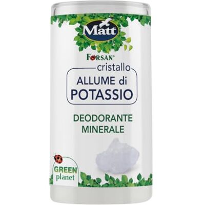 Matt La Traditional Forsan Planten Minerale Deodorant Stick met kaliumlichtkristal 100% natuurlijk 120 g Matt La Traditional Forsan Planten Minerale Deodorant Stick met kaliumlichtkristal 100% natuurlijk 120 g