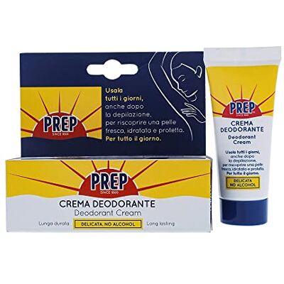 PREP , Deodorant, anti-transpirant, 48 uur bescherming, voor de gevoelige huid, zonder alcohol, kleurstoffen en conserveringsmiddelen PREP , Deodorant, anti-transpirant, 48 uur bescherming, voor de gevoelige huid, zonder alcohol, kleurstoffen en conserveringsmiddelen