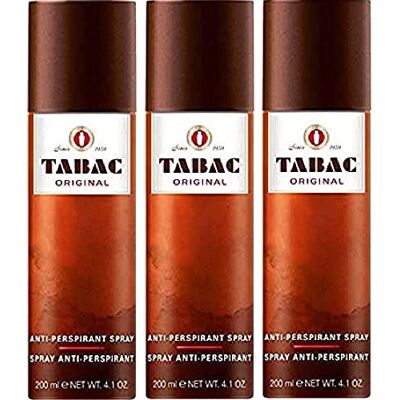 Tabac Original 3 x anti-transpirant deodorant voor heren, 200 ml Tabac Original 3 x anti-transpirant deodorant voor heren, 200 ml