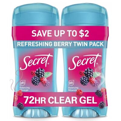 Secret Scent Expressions So Very Summerberry Clear Antiperspirant-gel, 160 ml (2 stuks), So Very Summerberry 150 ml Secret Scent Expressions So Very Summerberry Clear Antiperspirant-gel, 160 ml (2 stuks), So Very Summerberry 150 ml