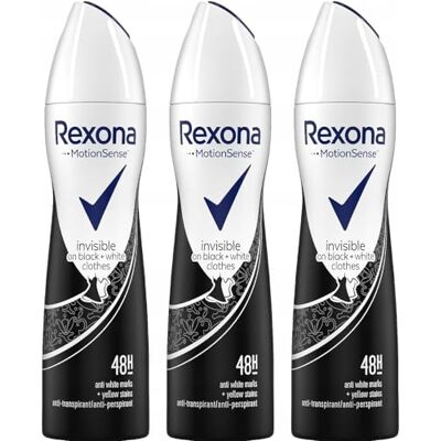 Rexona Women Invisible Diamond Deodorantspray, 150 ml, 3 stuks Rexona Women Invisible Diamond Deodorantspray, 150 ml, 3 stuks