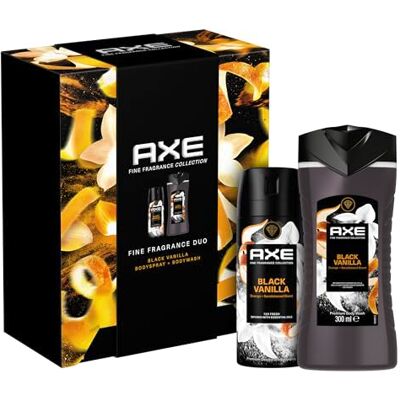 AXE Fine Fragrance Collection Black Vanilla cadeauset met deodorant en douchegel (150 ml + 300 ml) AXE Fine Fragrance Collection Black Vanilla cadeauset met deodorant en douchegel (150 ml + 300 ml)
