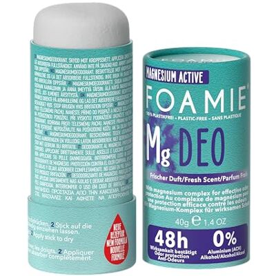 Foamie Solide Rain In The Woods Deo (40 g) – frisse deo-stick 48 uur effectiviteit – zonder aluminium en alcohol – veganistisch en plasticvrij – dermatologisch getest Foamie Solide Rain In The Woods Deo (40 g) – frisse deo-stick 48 uur effectiviteit – zonder aluminium en alcohol – veganistisch en plasticvrij – dermatologisch getest