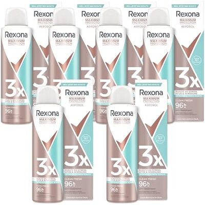 Rexona Woman anti-transpirant deodorant spray voor dames, 6 stuks, 150 ml Rexona Woman anti-transpirant deodorant spray voor dames, 6 stuks, 150 ml