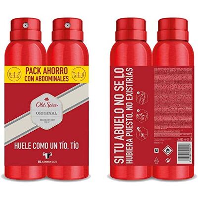 Old Spice Os Deo Duplo Sp Origin, 2 x 150 ml Old Spice Os Deo Duplo Sp Origin, 2 x 150 ml