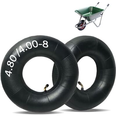 Mtlhbcg Kruiwagen luchtkamer 4.80/4.00-8, luchtkamer voor grasmaaiers reservebanden, bijvoorbeeld voor pneumatisch wiel met hoog draagvermogen, voor kruiwagen, grasmaaier Mtlhbcg Kruiwagen luchtkamer 4.80/4.00-8, luchtkamer voor grasmaaiers reservebanden, bijvoorbeeld voor pneumatisch wiel met hoog draagvermogen, voor kruiwagen, grasmaaier