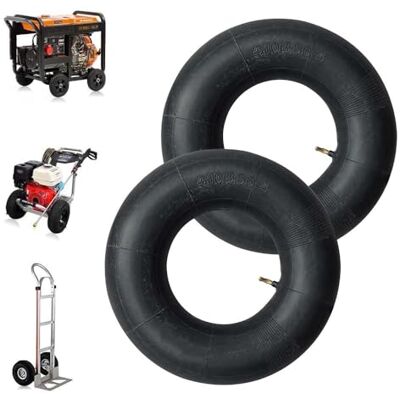 Udbrud Binnenband voor kruiwagenwiel, 2 stuks 4.10/3.50-4 binnenband voor kruiwagen, tractor, grasmaaier, karren Udbrud Binnenband voor kruiwagenwiel, 2 stuks 4.10/3.50-4 binnenband voor kruiwagen, tractor, grasmaaier, karren
