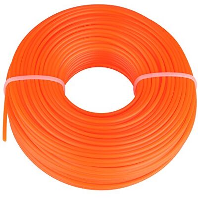 Raguso 2,4 mm grasmaaier, duurzame nylon kabel, ronde draad, kabellijn voor benzine grasmaaier (50 m) Raguso 2,4 mm grasmaaier, duurzame nylon kabel, ronde draad, kabellijn voor benzine grasmaaier (50 m)