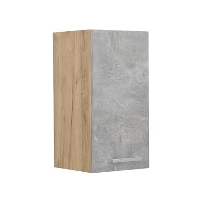 Vicco Hoge keukenelement "R-Line", beton, 30 cm, voor vrije combinatie binnen modulaire keukensystemen Vicco Hoge keukenelement "R-Line", beton, 30 cm, voor vrije combinatie binnen modulaire keukensystemen