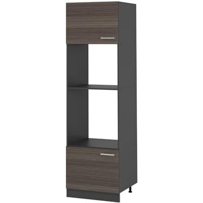 Vicco Magnetronkast "R-Line", edelgrijs, 60 cm, voor vrije combinatie binnen modulaire keukensystemen Vicco Magnetronkast "R-Line", edelgrijs, 60 cm, voor vrije combinatie binnen modulaire keukensystemen