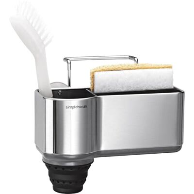 simplehuman KT1116 Spoelbakorganizer, keukenspoelbak-organizer, sponshouder, geborsteld roestvrij staal simplehuman KT1116 Spoelbakorganizer, keukenspoelbak-organizer, sponshouder, geborsteld roestvrij staal