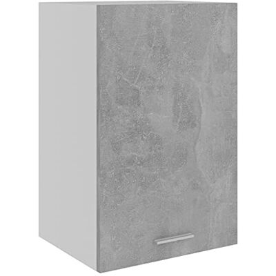 vidaXL Bovenkast Lyon 39,5 x 31 x 60 cm bewerkt hout betongrijs vidaXL Bovenkast Lyon 39,5 x 31 x 60 cm bewerkt hout betongrijs