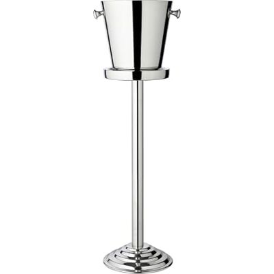 EDZARD Sevilla Flessenkoeler (hoogte 85 cm, Ø 23 cm) met handgrepen, roestvrijstalen houder, hoogglans gepolijst, flessenkoeler, wijnkoeler EDZARD Sevilla Flessenkoeler (hoogte 85 cm, Ø 23 cm) met handgrepen, roestvrijstalen houder, hoogglans gepolijst, flessenkoeler, wijnkoeler