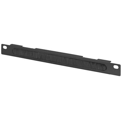 Digitus Kabeldoorvoerpaneel 10 inch (254 mm) kabeldoorvoer met borstelstang 0,5U zwart Digitus Kabeldoorvoerpaneel 10 inch (254 mm) kabeldoorvoer met borstelstang 0,5U zwart