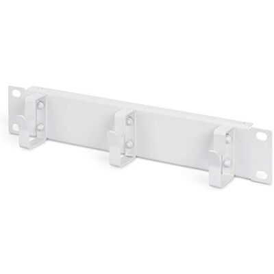 Digitus Kabelopbergpaneel 10 inch 1U 3 geleidingsbeugels voor patchkabels in netwerkkast grijs Digitus Kabelopbergpaneel 10 inch 1U 3 geleidingsbeugels voor patchkabels in netwerkkast grijs