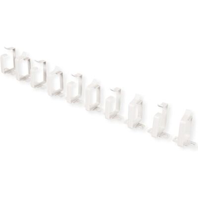 Roline 10 stuks kabelhouders 44 x 60 mm grijs Roline 10 stuks kabelhouders 44 x 60 mm grijs
