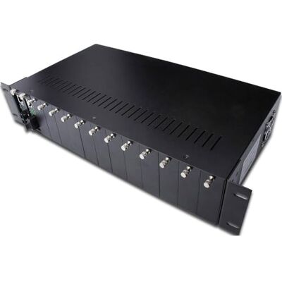 Digitus Multimedia converter 19" inbouwframe 2HE 14 sleuven voor DN-82x1x, DN-82x2x en DN-82x3x Digitus Multimedia converter 19" inbouwframe 2HE 14 sleuven voor DN-82x1x, DN-82x2x en DN-82x3x