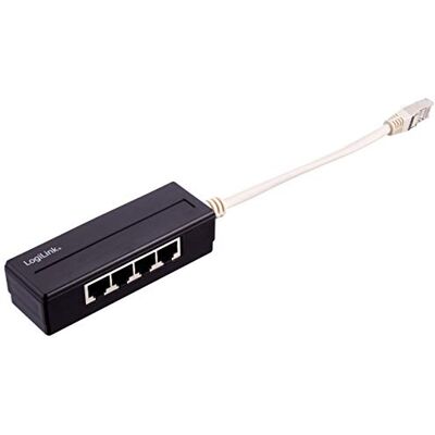 Logilink RJ45 splitter 5-poorts afgeschermd met 15 cm kabel Logilink RJ45 splitter 5-poorts afgeschermd met 15 cm kabel