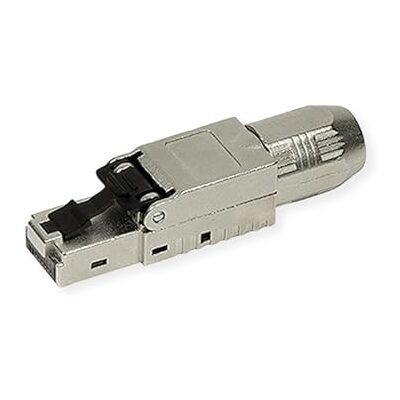 Roline RJ-45 stekker voor veldmontage Cat.6A (Class EA) STP zilver Roline RJ-45 stekker voor veldmontage Cat.6A (Class EA) STP zilver