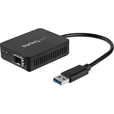 StarTech .com USB 3.0 naar Gigabit Ethernet glasvezel netwerkadapter met open SFP (US1GA30SFP) StarTech .com USB 3.0 naar Gigabit Ethernet glasvezel netwerkadapter met open SFP (US1GA30SFP)