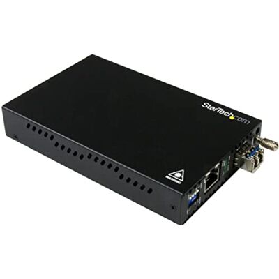 StarTech SM LC Gigabit Ethernet Media Converter koper naar Fiber, 10 km StarTech SM LC Gigabit Ethernet Media Converter koper naar Fiber, 10 km