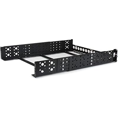 StarTech .com Universele 2U montagerails voor 19" server rack A/V verstelbare rails (UNIRAILS2U), zwart StarTech .com Universele 2U montagerails voor 19" server rack A/V verstelbare rails (UNIRAILS2U), zwart