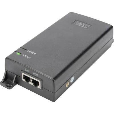 Digitus PoE+ Injector IEEE802.3at Gigabit Ethernet 60 Watt max. 48 Volt PoE Mode A & Mode B Digitus PoE+ Injector IEEE802.3at Gigabit Ethernet 60 Watt max. 48 Volt PoE Mode A & Mode B