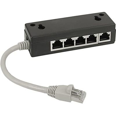 InLine 69935 ISDN-verdeler stopcontact 5x RJ45 15 cm beëindigd kabels InLine 69935 ISDN-verdeler stopcontact 5x RJ45 15 cm beëindigd kabels