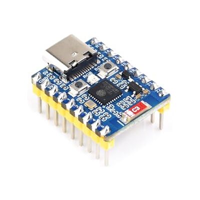 Waveshare ESP32-C6 WiFi 6 mini-ontwikkelingskaart met voorgesoldeerde kop, ESP32-C6FH4-module met 32-bits RISC-V-processor, WiFi 6 + Bluetooth 5 + Bluetooth-mesh, compatibel met ESP-IDF, Waveshare ESP32-C6 WiFi 6 mini-ontwikkelingskaart met voorgesoldeerde kop, ESP32-C6FH4-module met 32-bits RISC-V-processor, WiFi 6 + Bluetooth 5 + Bluetooth-mesh, compatibel met ESP-IDF,