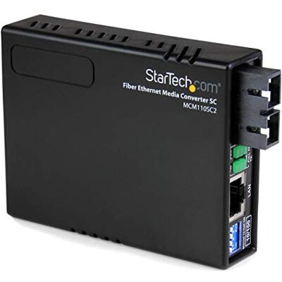 StarTech .com MCM110SC2EU Ethernet-converter, glasvezel, multimode, SC 10/100, 2 km StarTech .com MCM110SC2EU Ethernet-converter, glasvezel, multimode, SC 10/100, 2 km