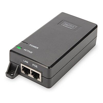 Digitus PoE-injector IEEE802.3at Gigabit Ethernet 30 Watt max. 55 Volt 4/5(+) & 7/8(-) pinnen voeding Digitus PoE-injector IEEE802.3at Gigabit Ethernet 30 Watt max. 55 Volt 4/5(+) & 7/8(-) pinnen voeding