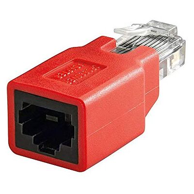 goobay Wentronic Modulaire adapter RJ45-stekker naar RJ45-stekker goobay Wentronic Modulaire adapter RJ45-stekker naar RJ45-stekker