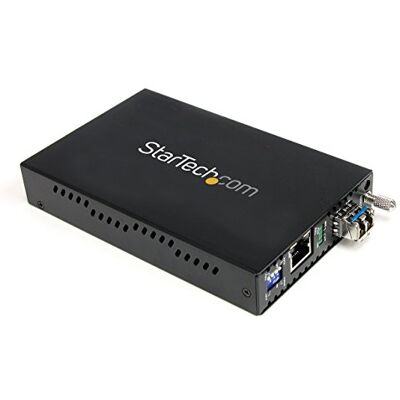 StarTech . com Gigabit Ethernet converter op glasvezel Monomode LC 1000 Mb/s 40 km (ET1000S40LC2) StarTech . com Gigabit Ethernet converter op glasvezel Monomode LC 1000 Mb/s 40 km (ET1000S40LC2)