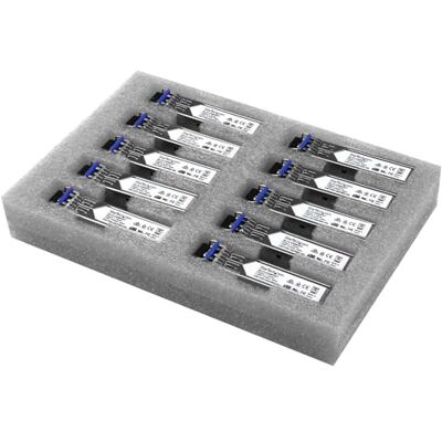 StarTech .com GLCLHSMD10ST 10 stuks Cisco-compatibele SFP-transceiver modules 1000BASE-LX/LH StarTech .com GLCLHSMD10ST 10 stuks Cisco-compatibele SFP-transceiver modules 1000BASE-LX/LH