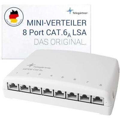TELEGARTNER TELEGÄRTNER J02021A0030 Mini MPD8-HS Cat.6A (IEC) TELEGARTNER TELEGÄRTNER J02021A0030 Mini MPD8-HS Cat.6A (IEC)