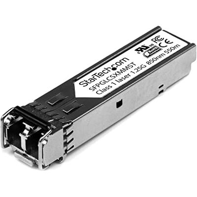 StarTech .com Cisco GLC-SX-MM compatibele SFP module Transceiver Mini GBIC 1000BASE-SX (SFPGLCSXMMST) StarTech .com Cisco GLC-SX-MM compatibele SFP module Transceiver Mini GBIC 1000BASE-SX (SFPGLCSXMMST)