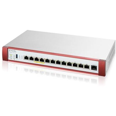 Zyxel USG FLEX500 H Series, gebruikersgedefinieerde poorten met 2 x 2,5 G, 2 x 2,5 G (PoE+) en 8 x 1 G, 1 x USB met 1 YR-beveiligingspakket Zyxel USG FLEX500 H Series, gebruikersgedefinieerde poorten met 2 x 2,5 G, 2 x 2,5 G (PoE+) en 8 x 1 G, 1 x USB met 1 YR-beveiligingspakket