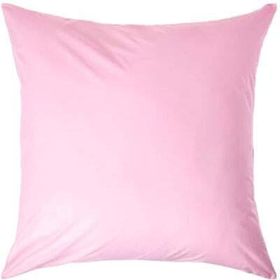 HOMESCAPES Kussensloop, 60 x 60 cm, effen, van Egyptisch katoen, draaddichtheid 200, roze HOMESCAPES Kussensloop, 60 x 60 cm, effen, van Egyptisch katoen, draaddichtheid 200, roze