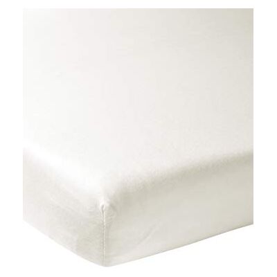 MEYCO Baby Uni hoeslaken voor logeerbed (zacht jersey laken, 100% katoen, perfecte pasvorm door elastiek rondom, ademend, afmetingen: 50 x 90 cm), crèmewit MEYCO Baby Uni hoeslaken voor logeerbed (zacht jersey laken, 100% katoen, perfecte pasvorm door elastiek rondom, ademend, afmetingen: 50 x 90 cm), crèmewit