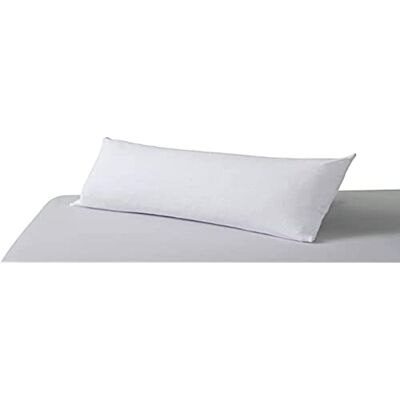 Savel Waterdichte kussensloop met ritssluiting 40 x 135 cm badstof kussenbeschermer 100% ademend katoen PU-barrière waterdicht en mijtdicht Savel Waterdichte kussensloop met ritssluiting 40 x 135 cm badstof kussenbeschermer 100% ademend katoen PU-barrière waterdicht en mijtdicht