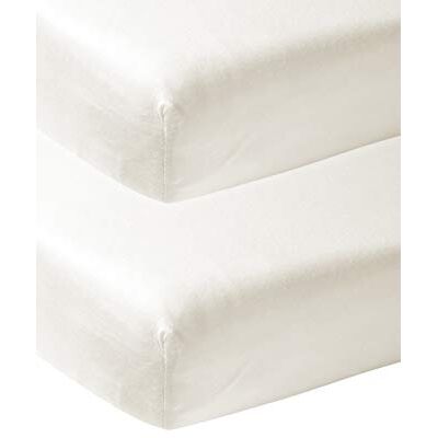 MEYCO 564201 2-pack hoeslaken, ledikant, offwhite MEYCO 564201 2-pack hoeslaken, ledikant, offwhite