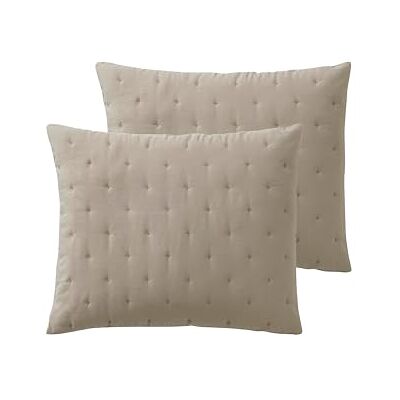 Jotex Calm Set van 2 kussenslopen, gecertificeerd Oeko Tex® Standard 100, van hoogwaardig polyester, beige, 60 x 50 cm Jotex Calm Set van 2 kussenslopen, gecertificeerd Oeko Tex® Standard 100, van hoogwaardig polyester, beige, 60 x 50 cm