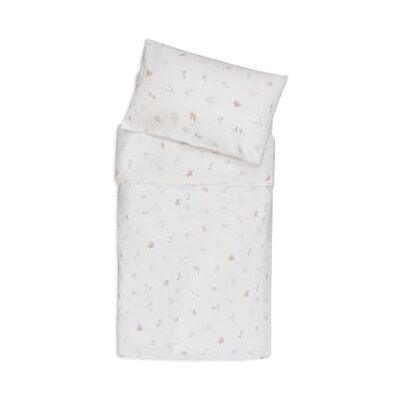 Jollein Kinderbeddengoed Lovely Birds 100 x 140 cm 100% katoen Oeko-Tex gecertificeerd babybeddengoed met kussensloop Jollein Kinderbeddengoed Lovely Birds 100 x 140 cm 100% katoen Oeko-Tex gecertificeerd babybeddengoed met kussensloop